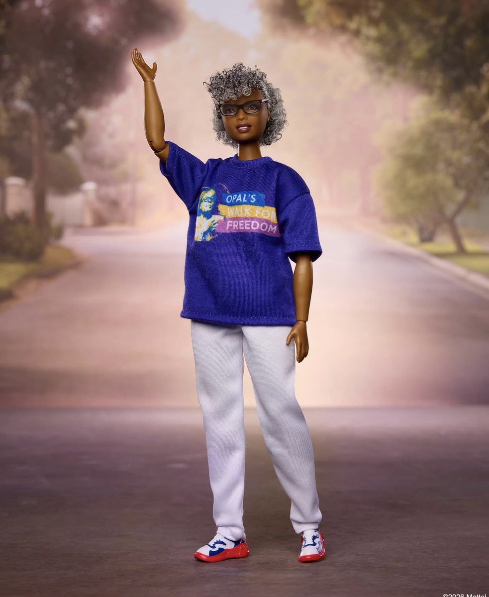 StevenDialFox4's tweet image. Grandmother of Juneteenth Opal Lee gets her own @Barbie @FOX4
