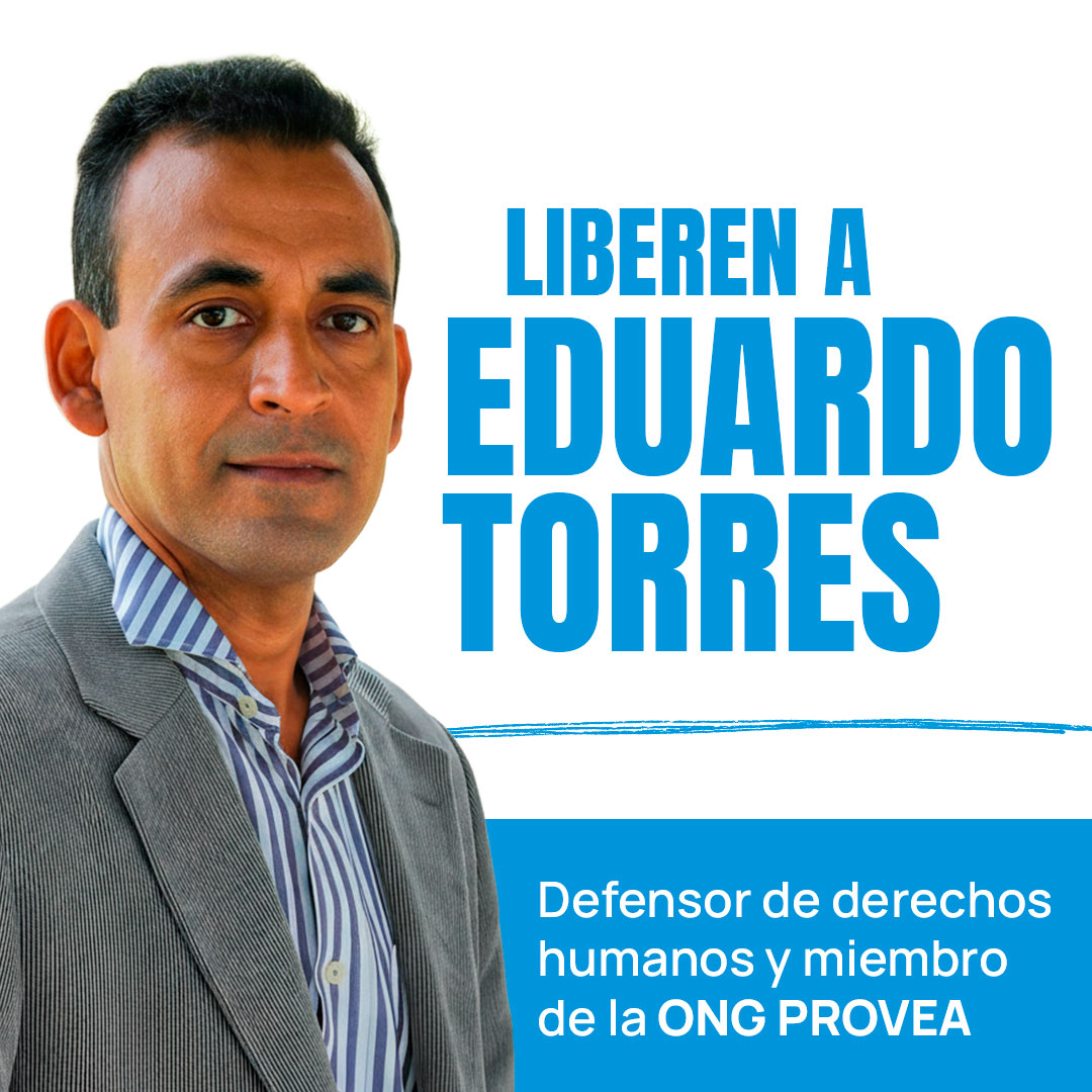 Hoy se cumplen 255 días desde que nuestro equipo legal presentó un acción de Hábeas Corpus ante la Sala Constitucional del Tribunal Supremo de Justicia, en favor de nuestro compañero Eduardo Torres, quien continúa arbitrariamente detenido desde el pasado 9 de mayo. 

Hasta la