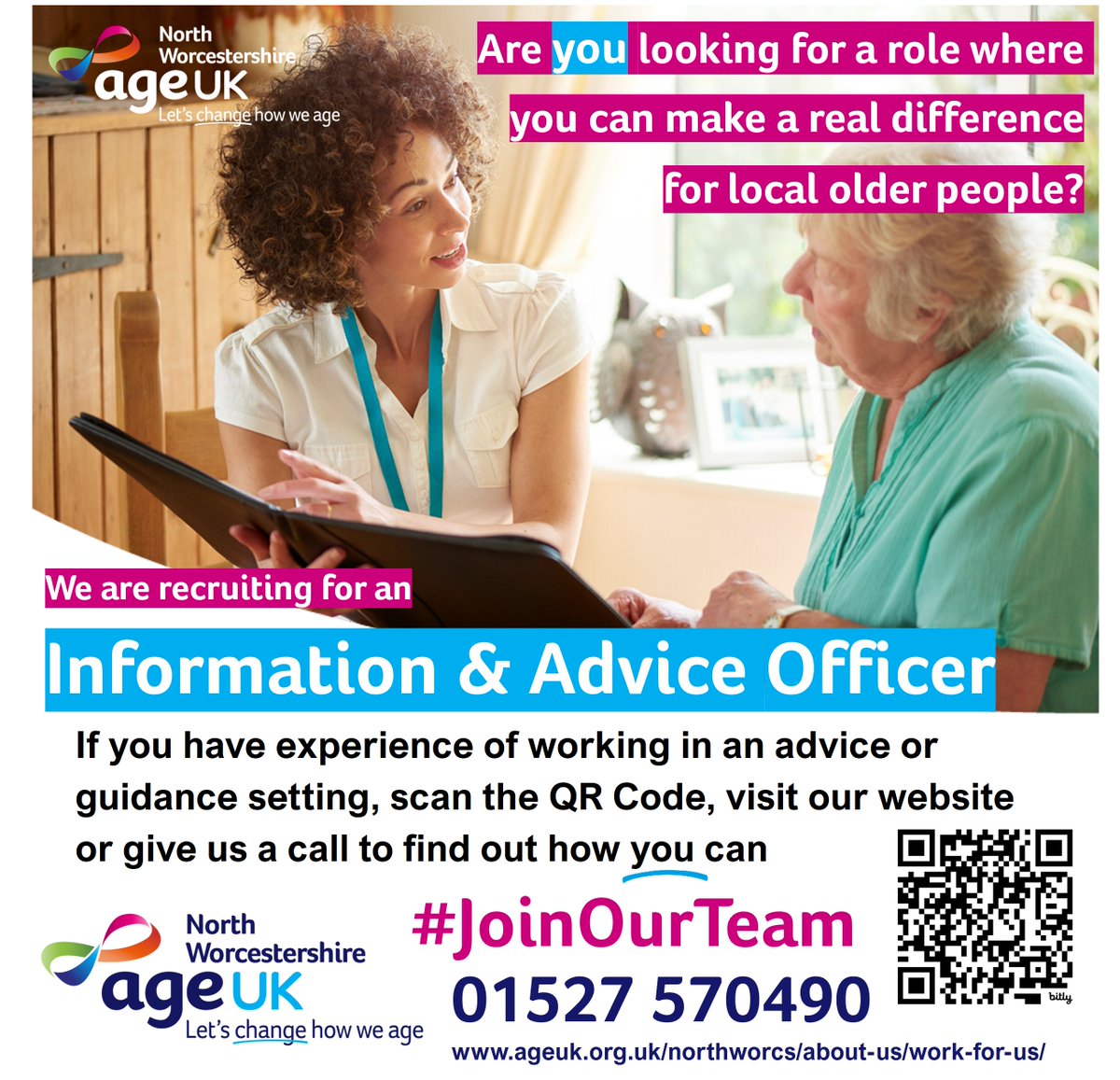 AgeUK_BRWF's tweet photo. Want to #JoinOurTeam 👇👉https://t.co/ovTmSpsmnz https://t.co/2xgMehlDNy