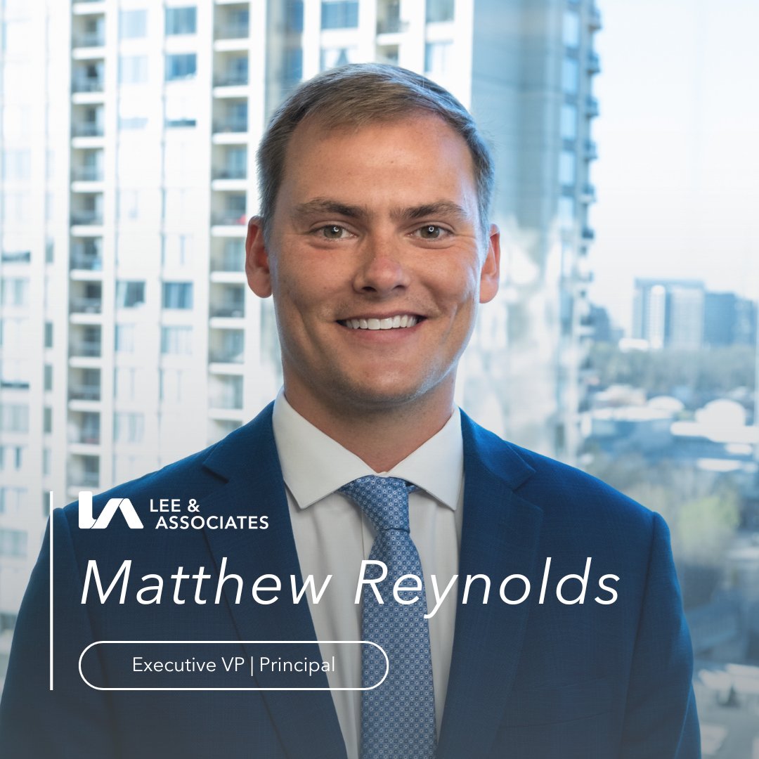 Congratulations to Matthew Reynolds on his promotion to Executive VP | Principal at Lee &amp; Associates.

Matthew is the youngest EVP / Principal in our Atlanta office and among the youngest across Lee &amp; Associates nationally.