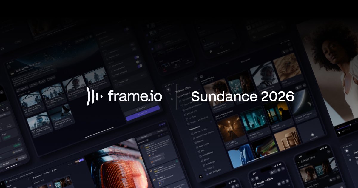 Frame.io tweet media