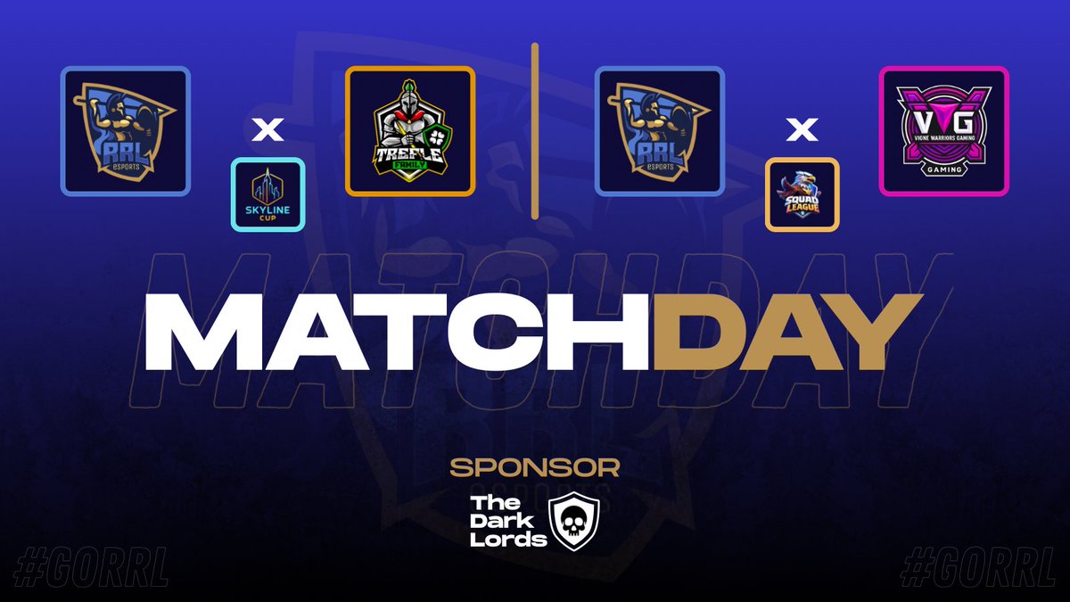 RRL_eSports's tweet image. MATCHDAY X2! ⚔️⚔️

Hoy toca enfrentarnos a dos grandes rivales por diferentes competiciones.

⚔️ | @FamilyTrefle 
🏆 | @SkylineCupCR • 8vos de Final

⚔️ | @VigneWarriorsG 
🏆 | @SquadLeagueCR Mundialito 🌎

¡Esperamos sean grandes encuentros!

#GoRRL