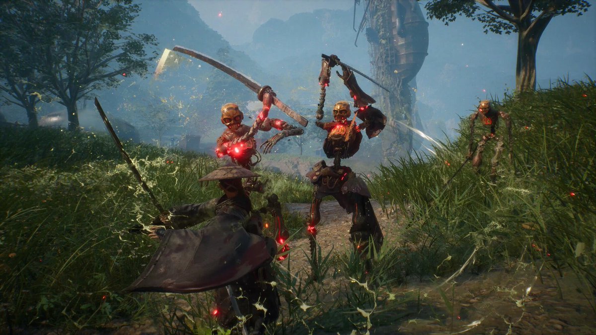 Beast of Reincarnation Info:

-"A One-Person, One-Dog Action RPG"
-Singleplayer game
-6 years in the making
-4026 AD
-Protagonists Emma and Koo
-The gameplay blends two styles
-Emma, fights using fast-paced katana action
-Koo supports her with powerful skills triggered via a
