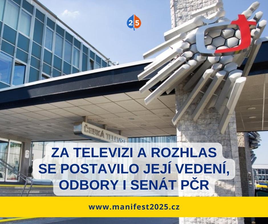 SAKO_HK's tweet photo. Rušení koncesionářských poplatků = útok na nezávislost veřejnopr. médií.
👉 Přinese nejistotu, ohrozí nezávislost.
👉 Povede k úpadku, libovůli politiků a vydíratelnosti.
👉 Poplatky = pojistka proti ovládnutí vládou. #NebudemeMlčet #NejsmeLhostejní #BraňmeVeřejnoprávníMédia https://t.co/hqGHosXXnm