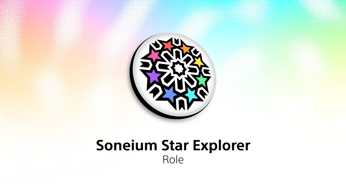 Time to shine.

Introducing two new roles for the Soneium community:

⭐ Soneium Star Explorer
⭐ Soneium OG Star (limited-time only)

Reputation-based roles recognizing participation, credibility, and early alignment within the Soneium ecosystem.

Details on how to earn them are
