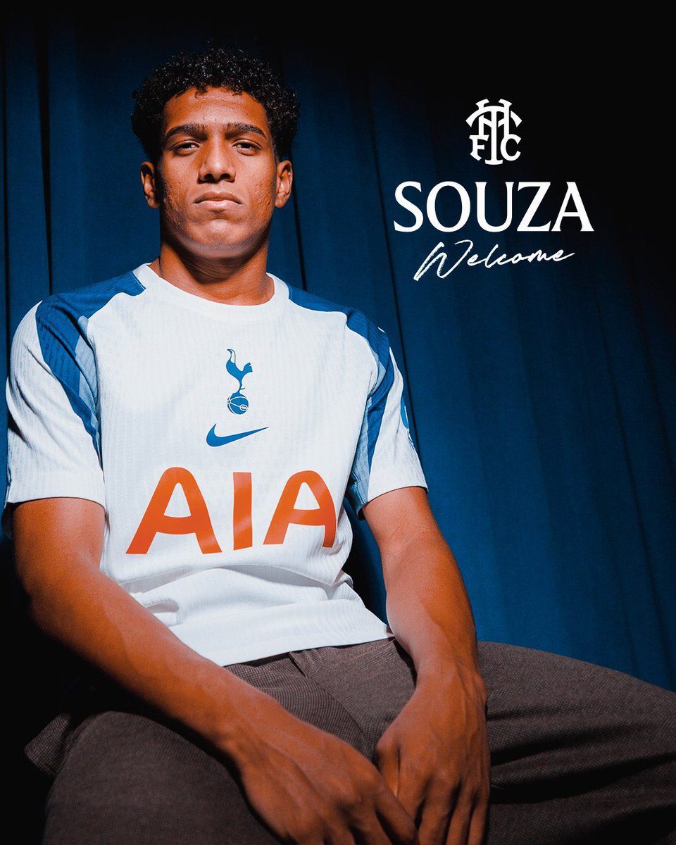 DiarioGols's tweet image. OFICIAL 

Tottenham anuncia a contratação do lateral Souza, ex-Santos.