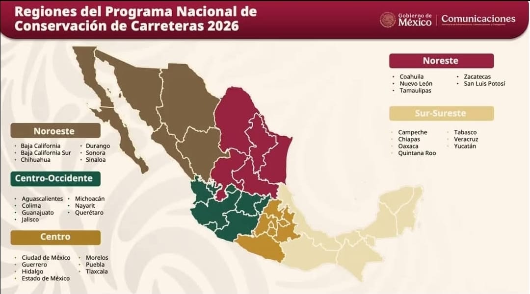 🛻I Zacatecas fue incorporado al Programa Nacional de Conservación de Carreteras mediante el “Mega Bachetón”, una estrategia impulsada por el Gobierno de México para el presente año.

Conoce más en 👉 t.ly/FKr-Q

#AñodelProgreso