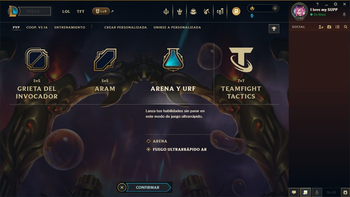 ilovemysupp's tweet image. Ya se encuentran disponibles en el cliente:
• Aspecto enaltecido Viego Rex Mortis
• Aspectos Egidatrón y Academia de Combate
• Cómic animado: Punta de Lanza
• URFAR

#LeagueOfLegends