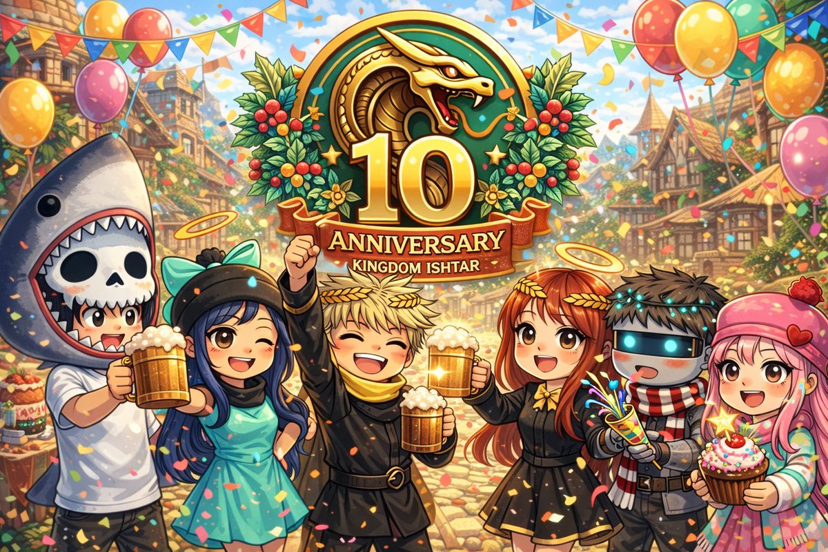 🤝 10º ANIVERSARIO ISHTAR 🤝
⚡ SORTEO EXPRESS
💰 150 créditos
🔁 RT
❤️ Like
👤 Seguir <a href="/ReinoIshtar/">Reino Ishtar</a> y <a href="/KathiiKatt/">MiNombleEkati</a> 🫶🏻
💬 Etiqueta a alguien que debería estar en Ishtar

TERMINA EN ALGUNAS HORAS!!!!!!