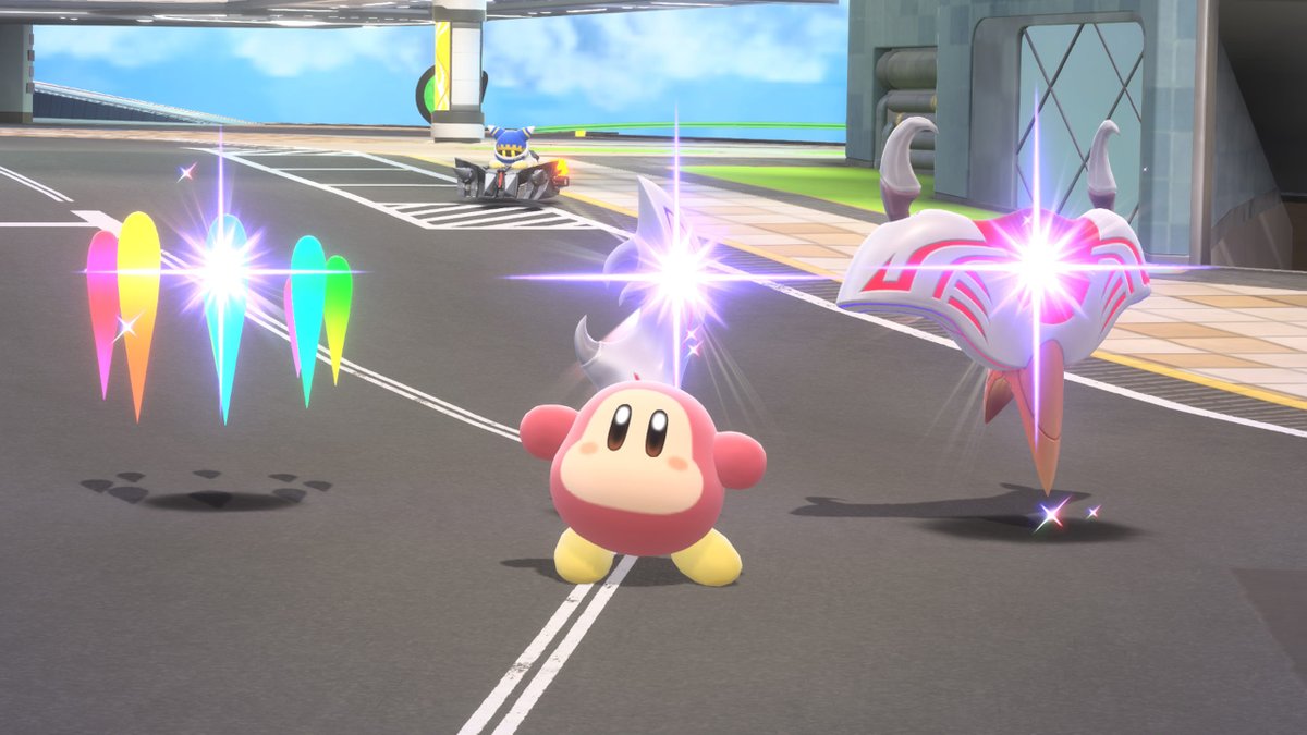 Here's today's #KirbyAirRiders photo!