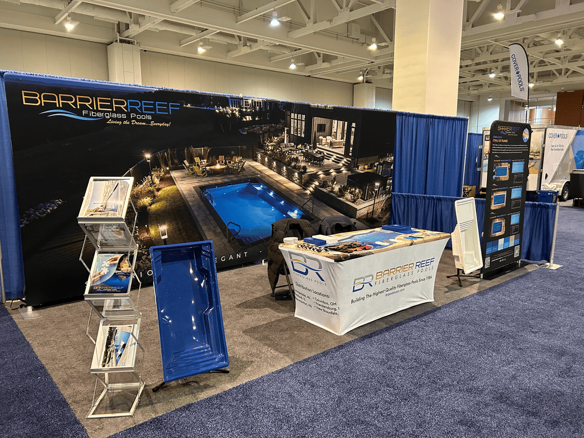 Make sure to stop by Barrier Reef Fiberglass Pools at the Southeast Pool &amp; Spa Show!🌊

📍 Booth 423
⏰ Today until 4PM CST and tomorrow until 1PM CST

If you’re attending the show, be sure to swing by and connect with the Barrier Reef team!

#barrierreefpools #fiberglasspools