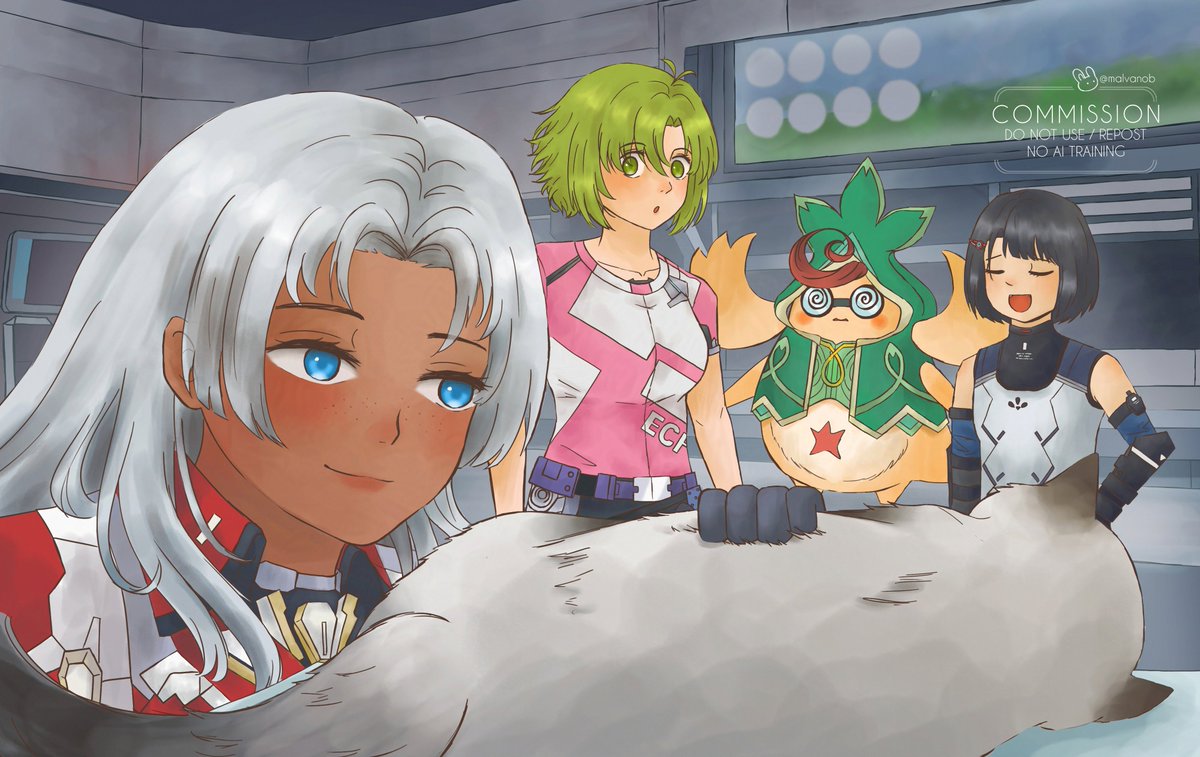 malvanob's tweet image. "Elma is always like that whenever a cat is around", said Lin.

Com for @kingddd17 !!

Alt in reply

#XenobladeX