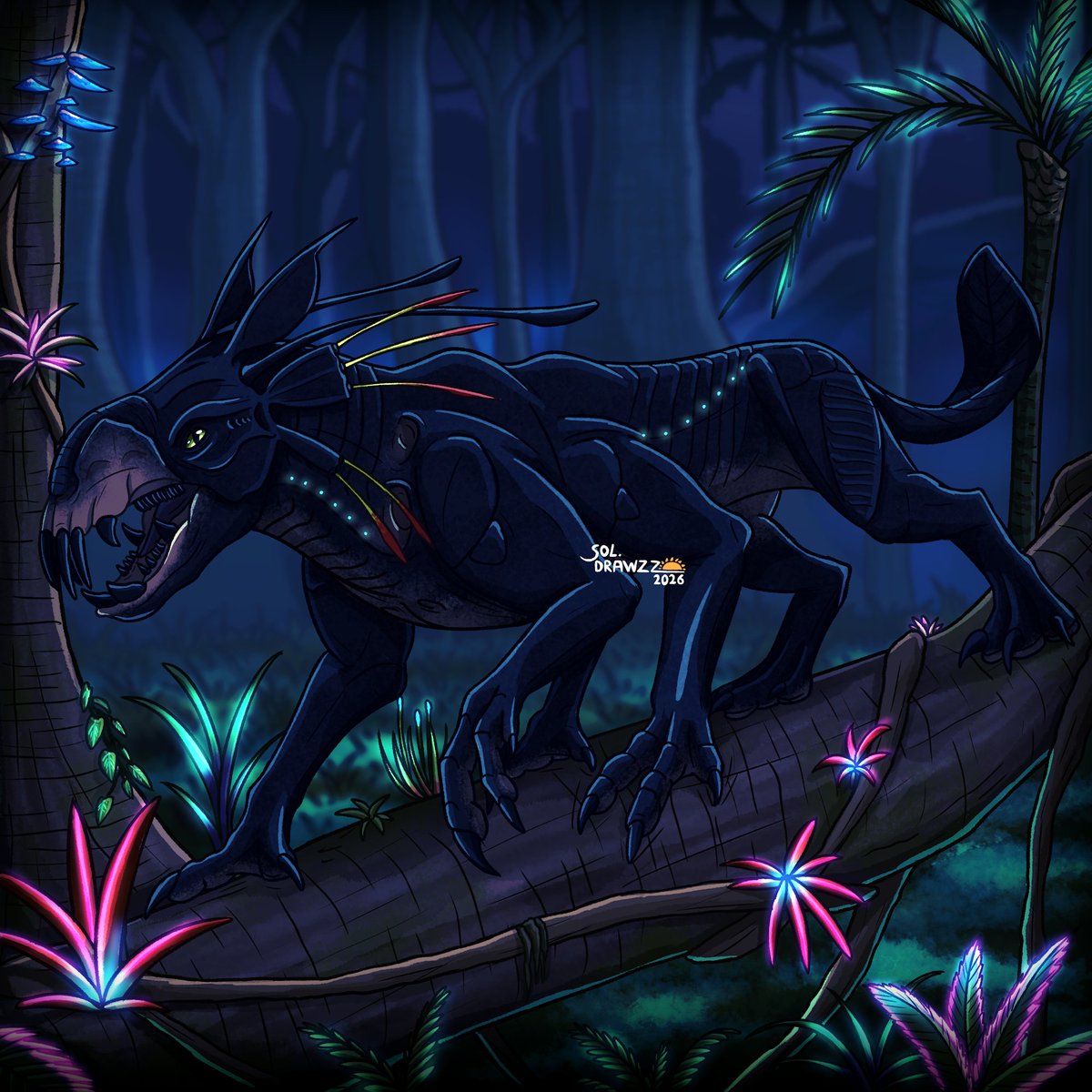 Thanator/Palulukan! The great panther of Pandora's jungles 🐾
#Art #DigitalArt #ClipStudioPaint #Avatar #AvatarFireAndAsh #Thanator