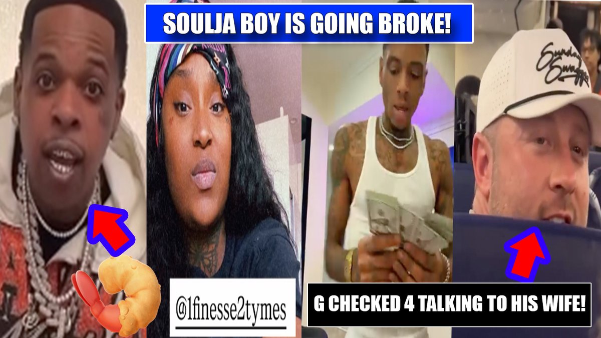 IamWWSpotlight's tweet image. Finesse EXPOSED 4 having a 🍤 Soulja Boy's STORE Shut Down. 👨🏻 G CHECKS 👨🏻4talking to his WIFE
#Finesse2tymes #SouljaBoy #EricaBanks
#WorldwideSpotlight 

Video➡️➡️➡️youtu.be/5cur_WvI0nM
