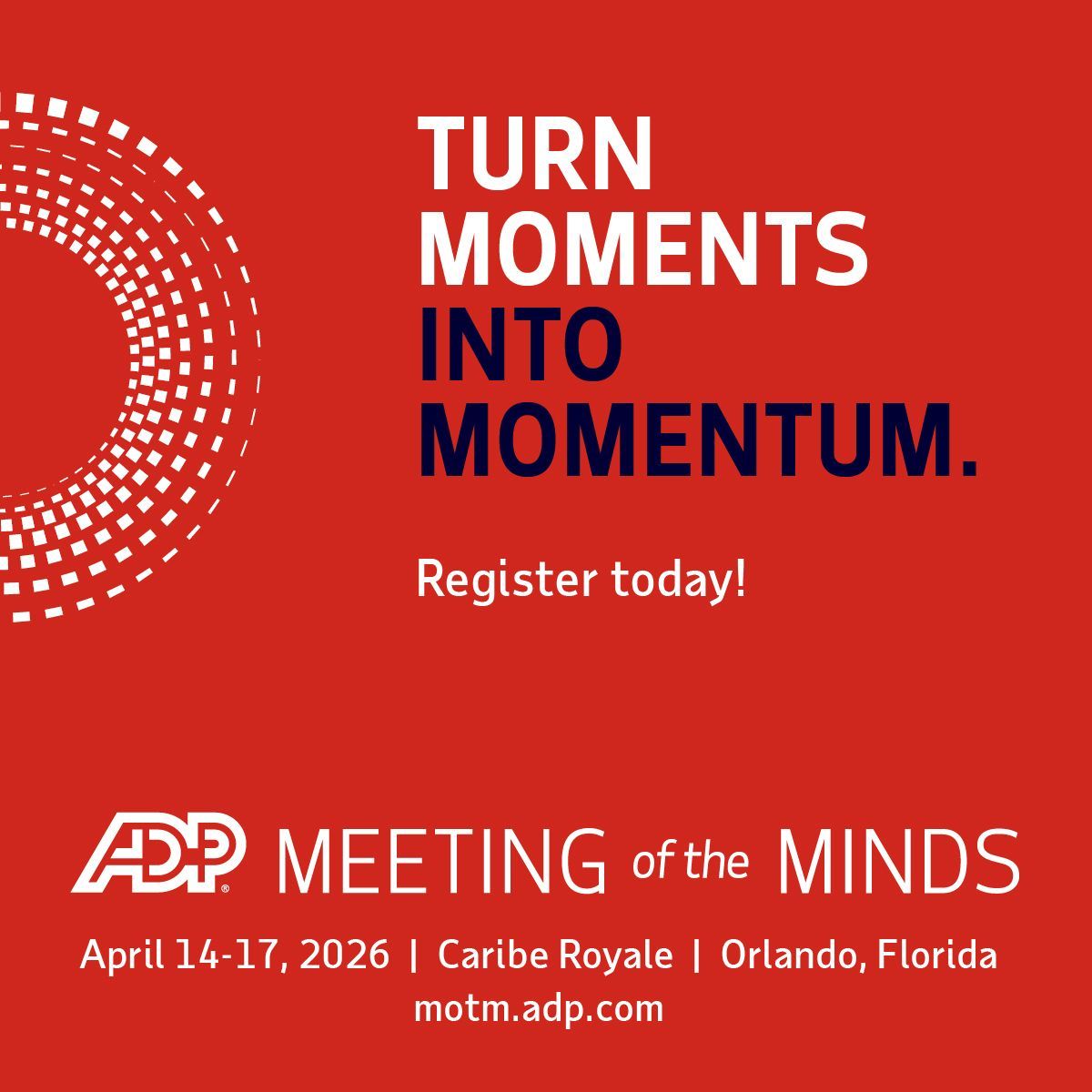 jschafty's tweet photo. Tracks sessions announced at ADP's Meeting of the Minds 2026! With hundreds of sessions across five key learning tracks, you'll leave empowered and prepared to deliver moments that matter for your organization. Don't delay- register now! #ADPMOTM
https://t.co/N2ov2FhEKM https://t.co/R5VyWPKT4r