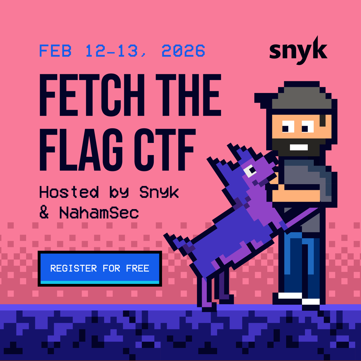 snyksec's tweet photo. Security is a team sport. ๐ก๏ธ
The threat landscape moves fastโstay ahead at Fetch the Flag 2026! Join us on Feb 12โ13 for our global CTF event.
๐ด15 hands-on challenges
๐ดSolo or team play
๐ดReal-world scenarios
Register: https://t.co/LQfee6SDiK
#FetchTheFlag #Snyk #InfoSec https://t.co/AhoNc6VNXo
