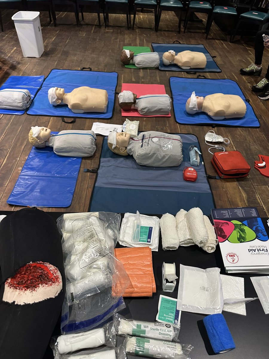 Another Activity First Aid course last night for coaches under the SYFA ⛑️⚽️