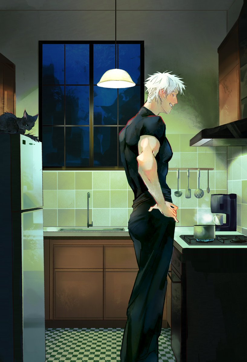 early mornings w catgumi

[ #五条悟 #伏黒恵 ]