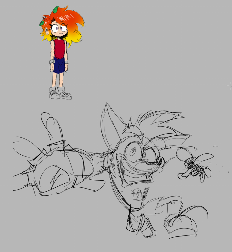 KrimaDraws's tweet image. Crash Bandicoot Bananza(?