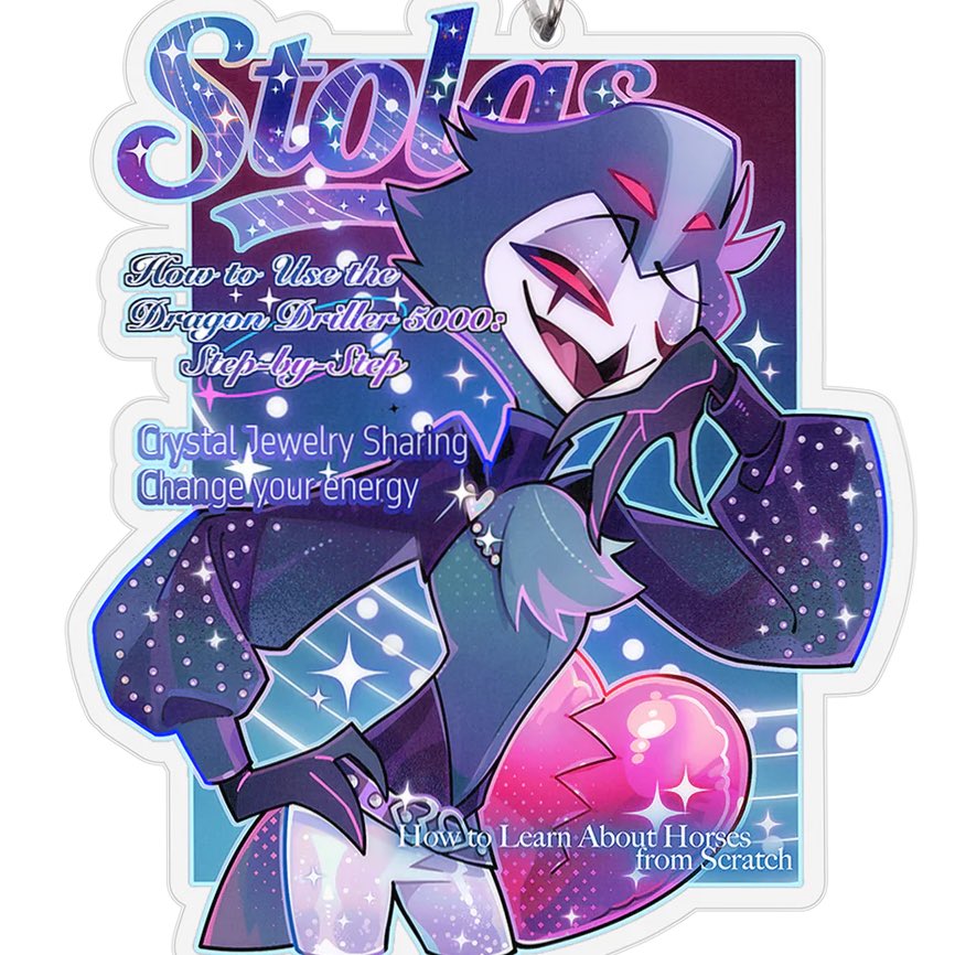 HelluvaHolly's tweet image. Let that chest floof free ✨ #Stolas #HelluvaBoss