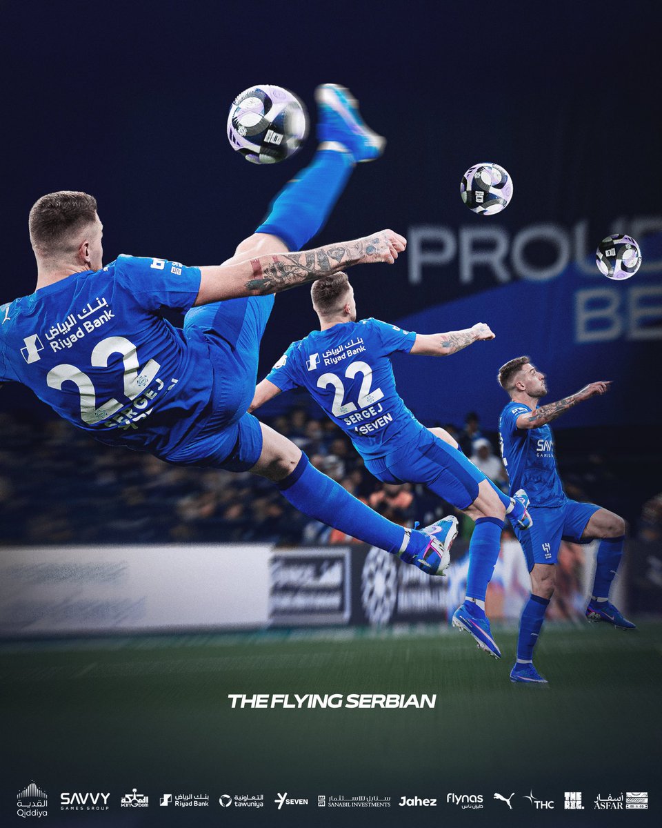 Alhilal_EN's tweet image. Soaring &amp;amp; scoring 🦅💙
@sergej__savic