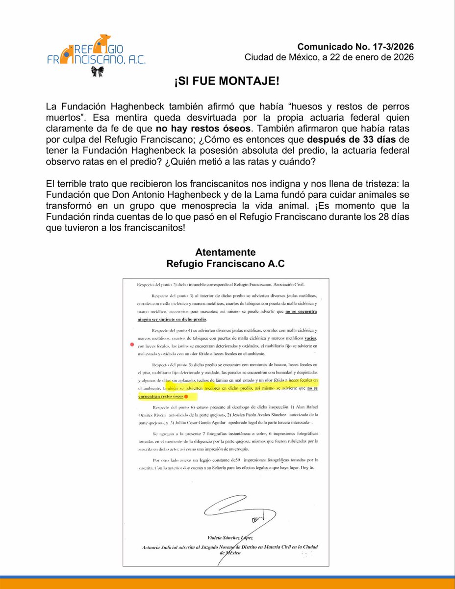 #refugiofranciscano 
#Sifuemontaje  
#justiciaparalosfranciscanos 
#todossomosfranciscanos