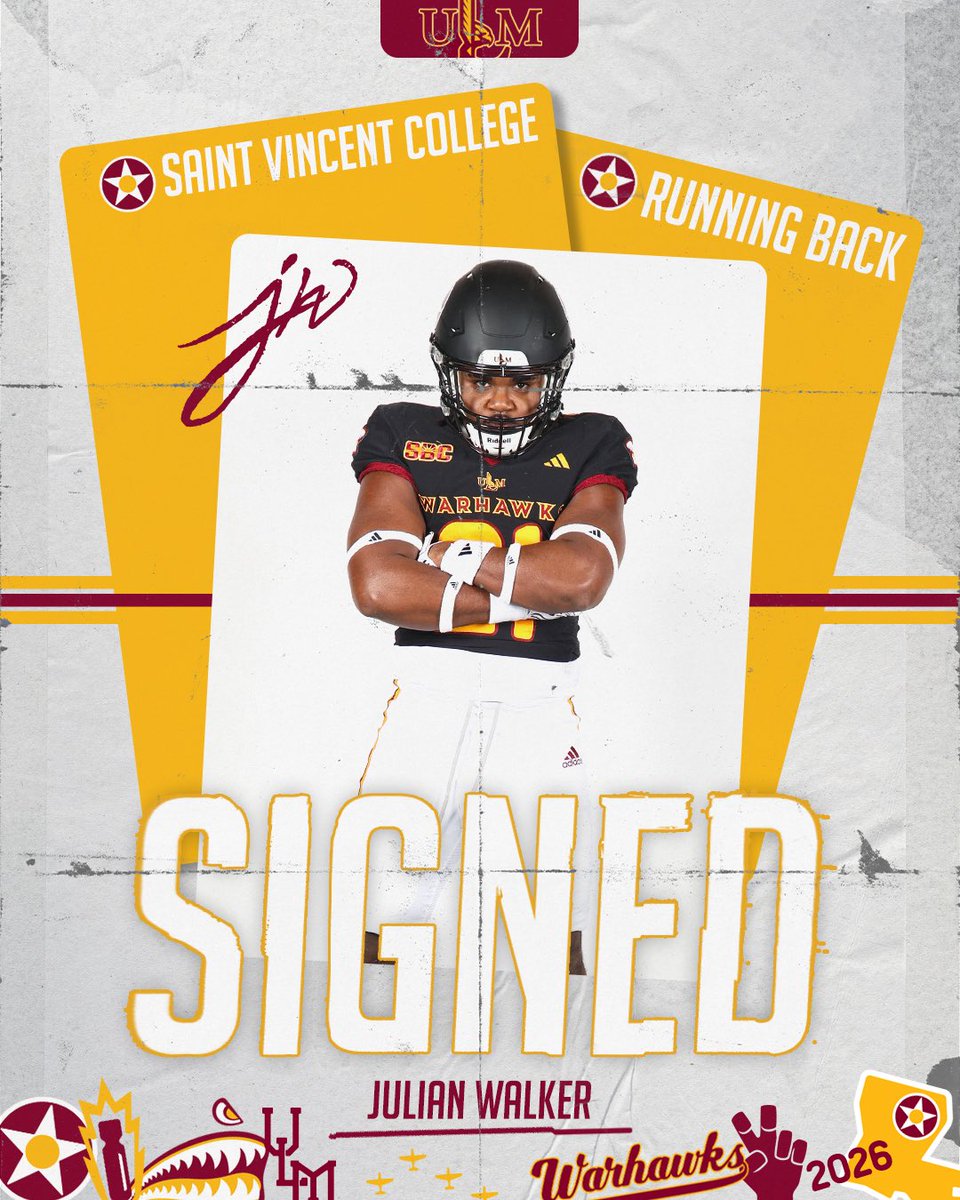ULM_FB's tweet photo. 𝓢𝓲𝓰𝓷𝓮𝓭🖊️⭐️

Welcome to ULM, Julian!

#TakeFlight https://t.co/mmpl7U3JZK