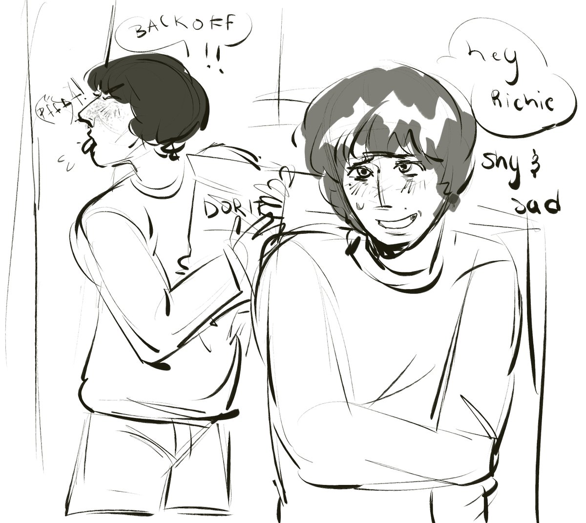 DERPYDAN08's tweet image. #ryers #summervacation part 12....................... i think richie  clocked will's crush or atleast that somethjing happend upstairs.....🤔🤔