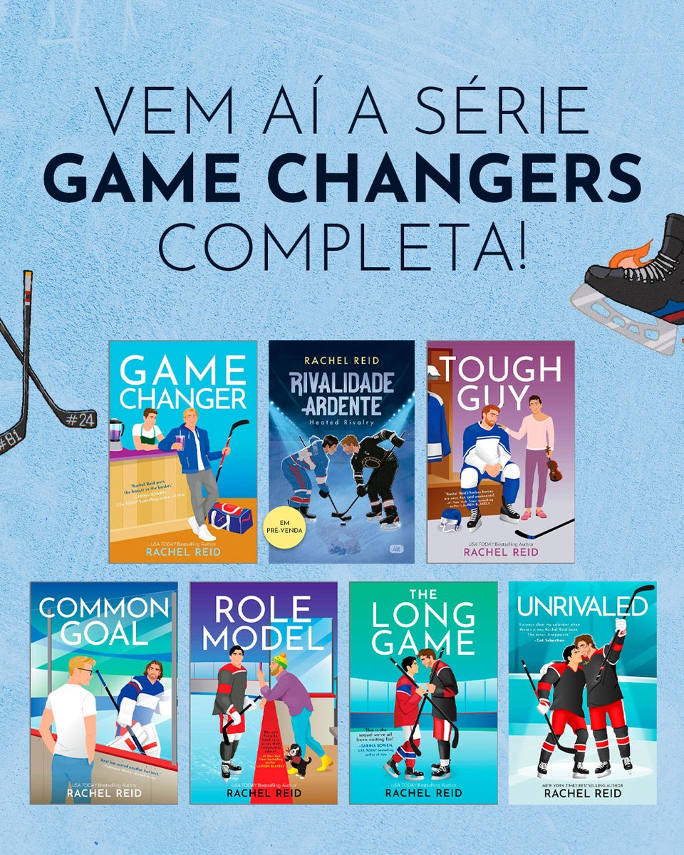 editoraalt's tweet image. É ISSO MESMO, FÃS DE GAME CHANGERS: EU VOU PUBLICAR A SÉRIE INTEIRA NO BRASIL! ✨

Lembrando que RIVALIDADE ARDENTE já está em pré-venda! O próximo lançamento da série será "Game Changer", que conta a história de Scott e Kip!

Ansiosos? 💛