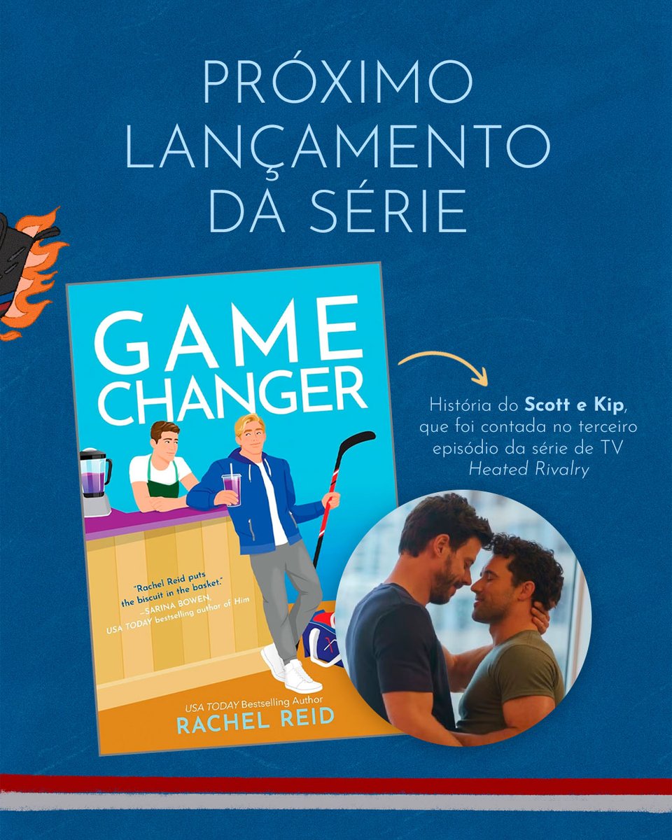 editoraalt's tweet image. É ISSO MESMO, FÃS DE GAME CHANGERS: EU VOU PUBLICAR A SÉRIE INTEIRA NO BRASIL! ✨

Lembrando que RIVALIDADE ARDENTE já está em pré-venda! O próximo lançamento da série será "Game Changer", que conta a história de Scott e Kip!

Ansiosos? 💛