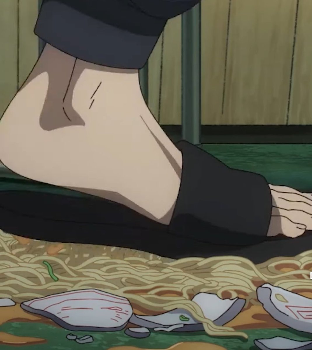 rukianna's tweet image. someone at that studio loves toji’s feet man