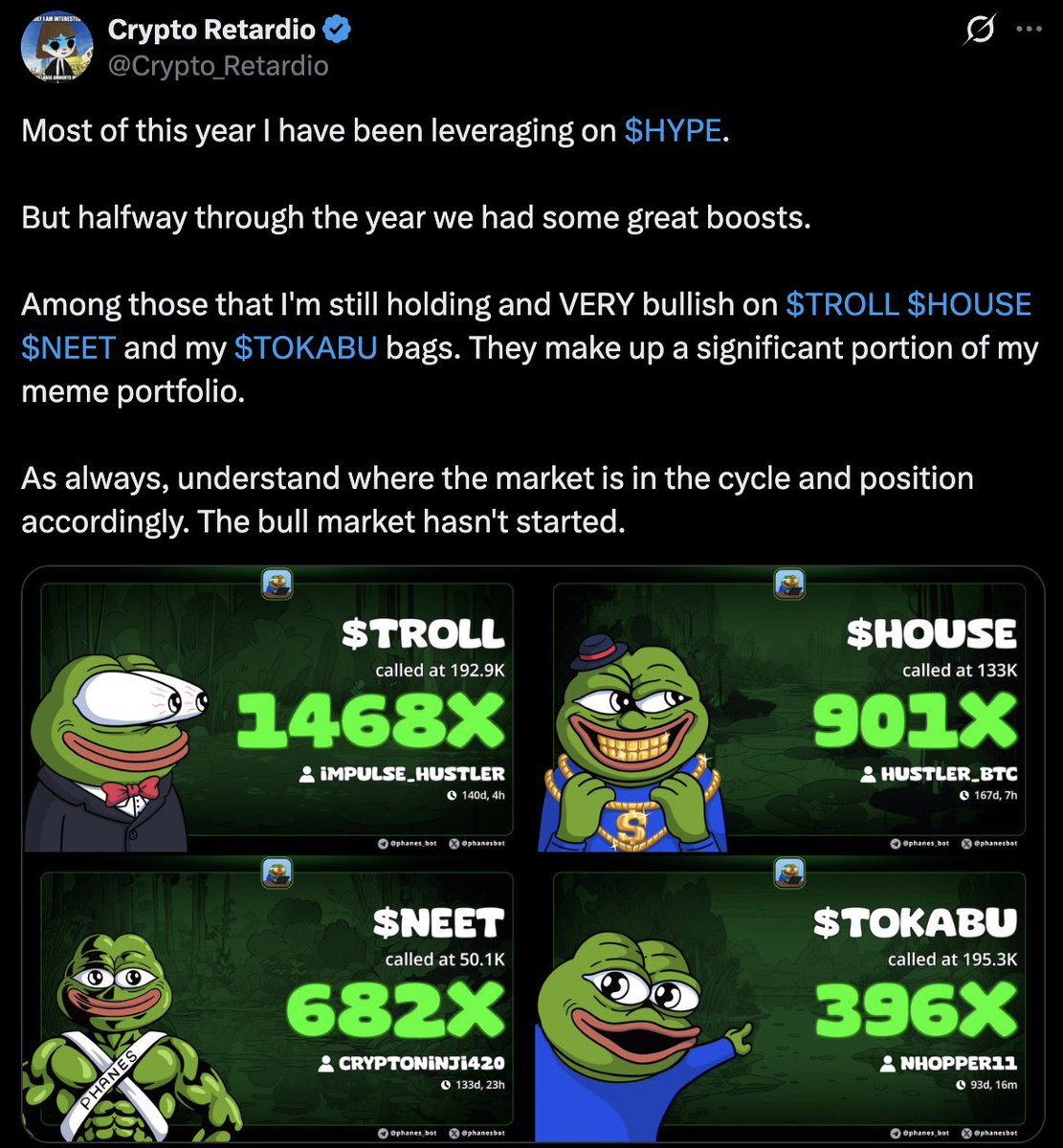 PIPPIN for 20,000x and literally 100s of other trades was simply a proof of  concept - a warm up - for what is about to come in 2026 for #SmartSignals.  Startups moving