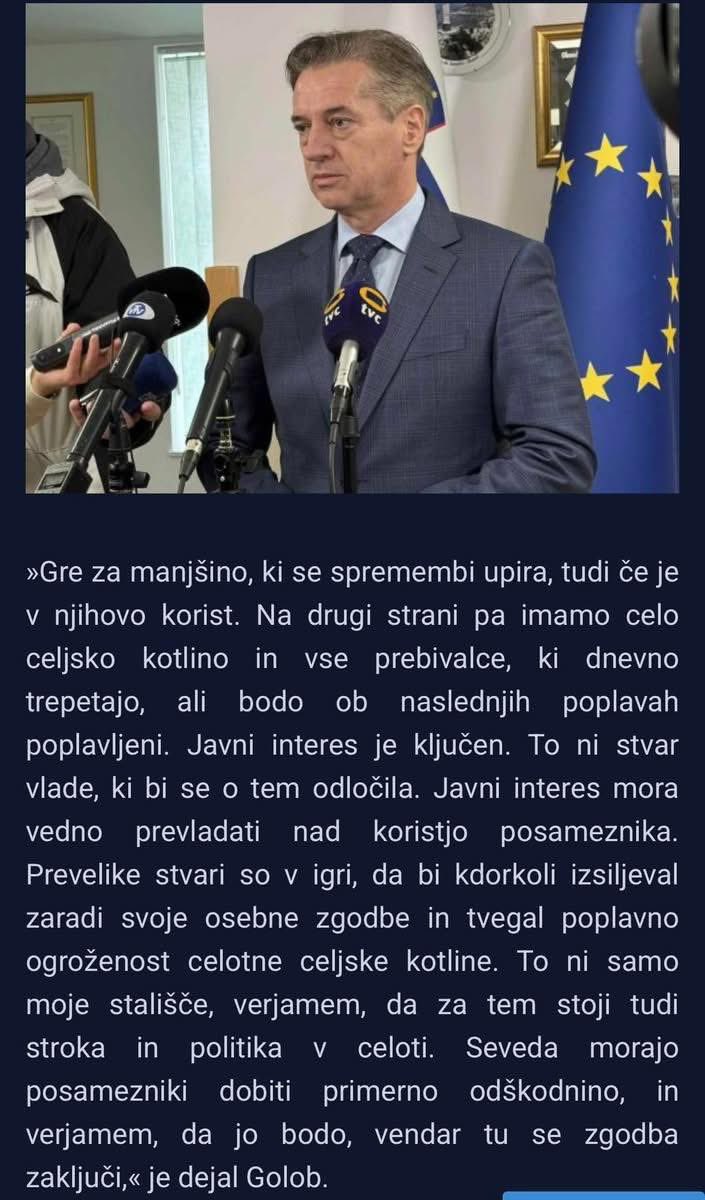 Ko oblast govori o “manjšini”, v resnici govori o kmetih in podeželju. To niso privilegiranci, ampak ljudje, ki zagotavljajo hrano in skrbijo za prostor. Uničevanje kmetijstva v imenu “javnega interesa” ni napredek, ampak kratkovidna in nevarna politika. 🌾 🚜✊