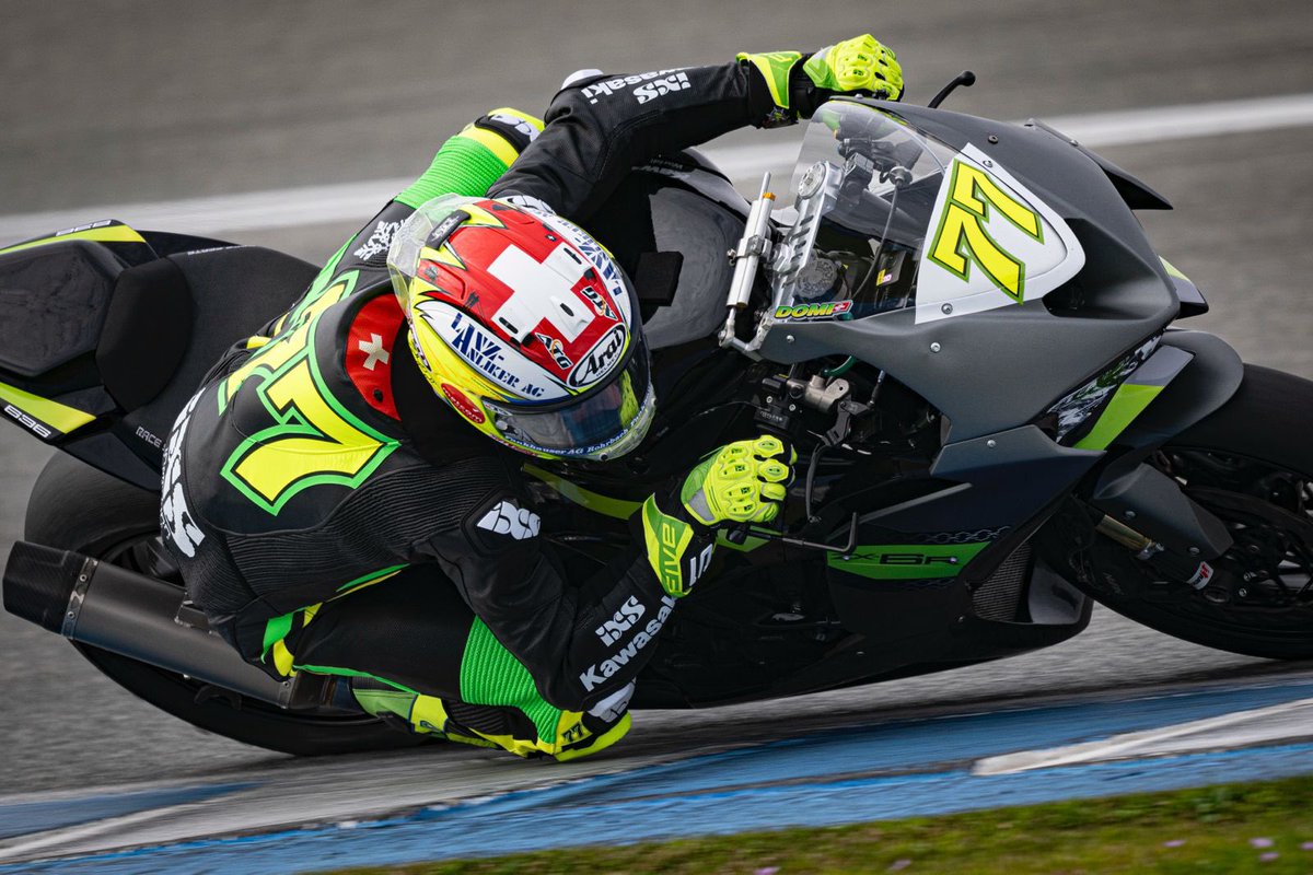 DomiAegerter77's tweet image. Just few laps in the dry today 💨 already looking forward to test @autodromodoalgarve 🇵🇹 🙏🌞
Thanks @kawasaki_worldsbk_team for the hard work! 

#kawasaki #636 #jerez #test #77 

📸 @gpagency_motorsports &amp;amp; @geebeeimages 

domi77.com