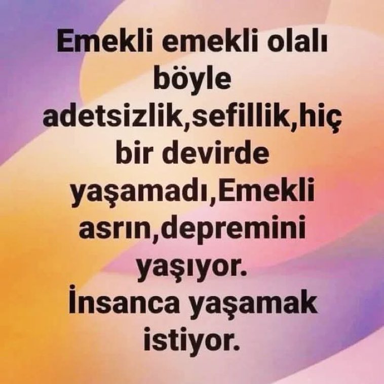 Akp iktidarından önce böyle sefalet görmedik.
Bizimle dalga geçenide görmedik
Akp yaptı 
#EmeklilerAyağaKalkın