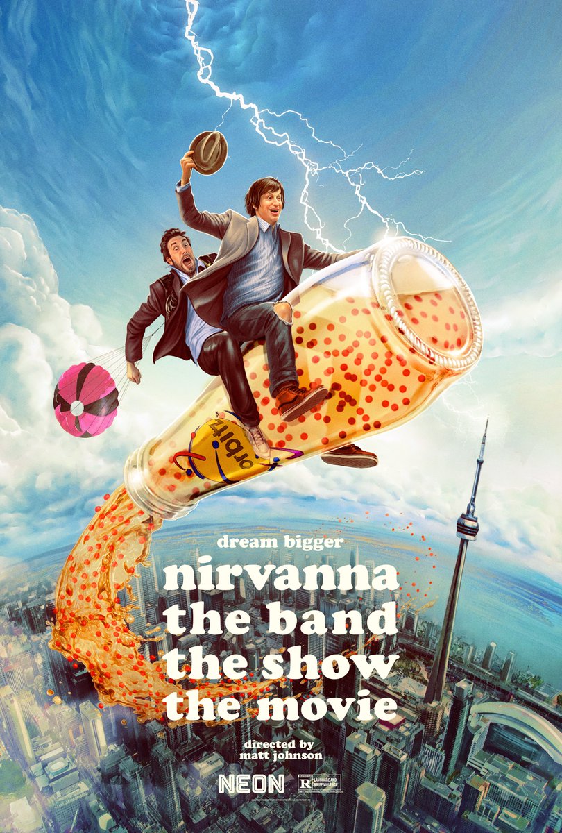 neonrated's tweet image. DREAM BIGGER - NIRVANNA THE BAND THE SHOW THE MOVIE. In theaters 2.13.