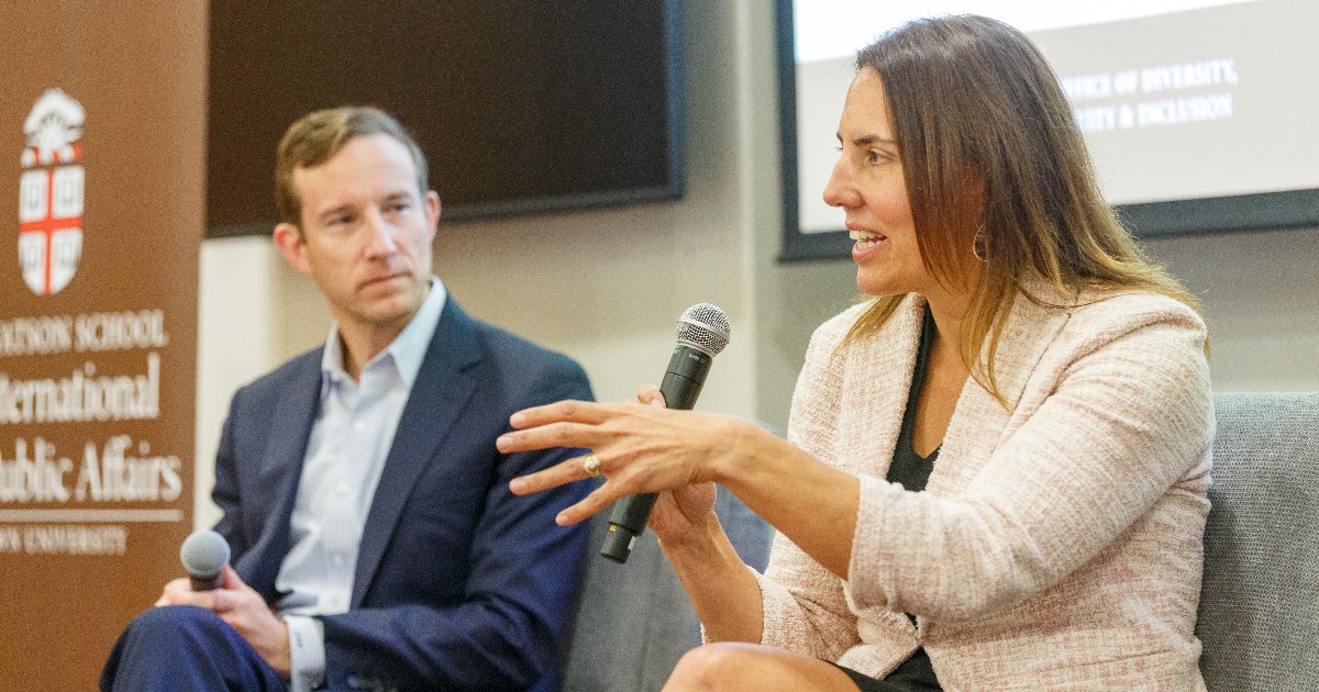 Brown_SPH's tweet photo. Dr. Francesca Beaudoin began her tenure as interim dean of #BrownSPH on Jan 1, but for nearly two decades has been a @brownuniversity physician, student, researcher and leader.

Read her plans to "move public health at Brown to its next level."

Q&amp;A https://t.co/TuKFJ0sSnK https://t.co/sQ2emQYGWv