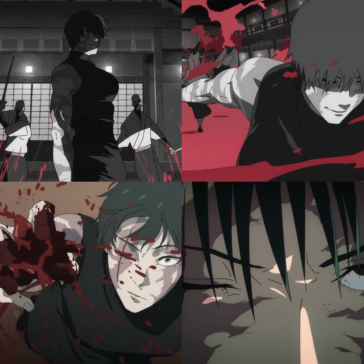 Uma Thurman in Kill bill 
Maki in Jujutsu kaisen 
#呪術廻戦