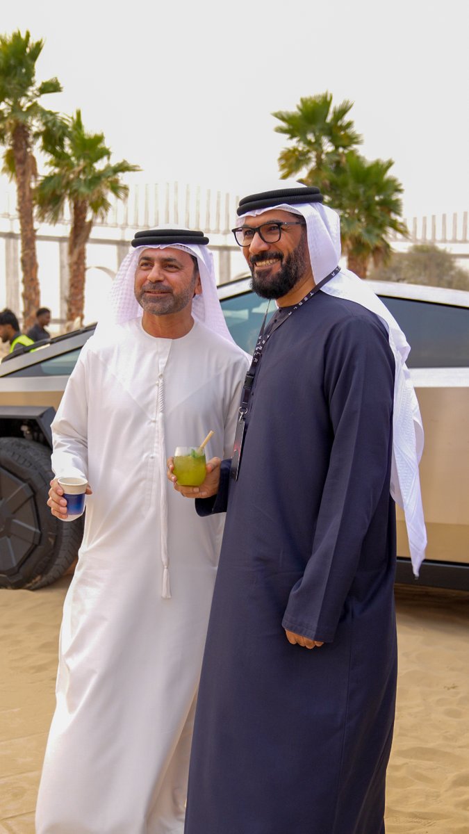 teslaeurope's tweet image. First @cybertruck deliveries in the UAE 🇦🇪