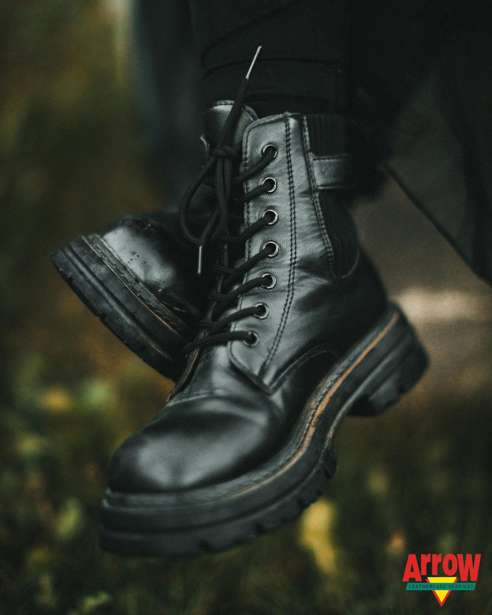 From worn to wow! Let us work our magic on your leather shoes.🥾✨