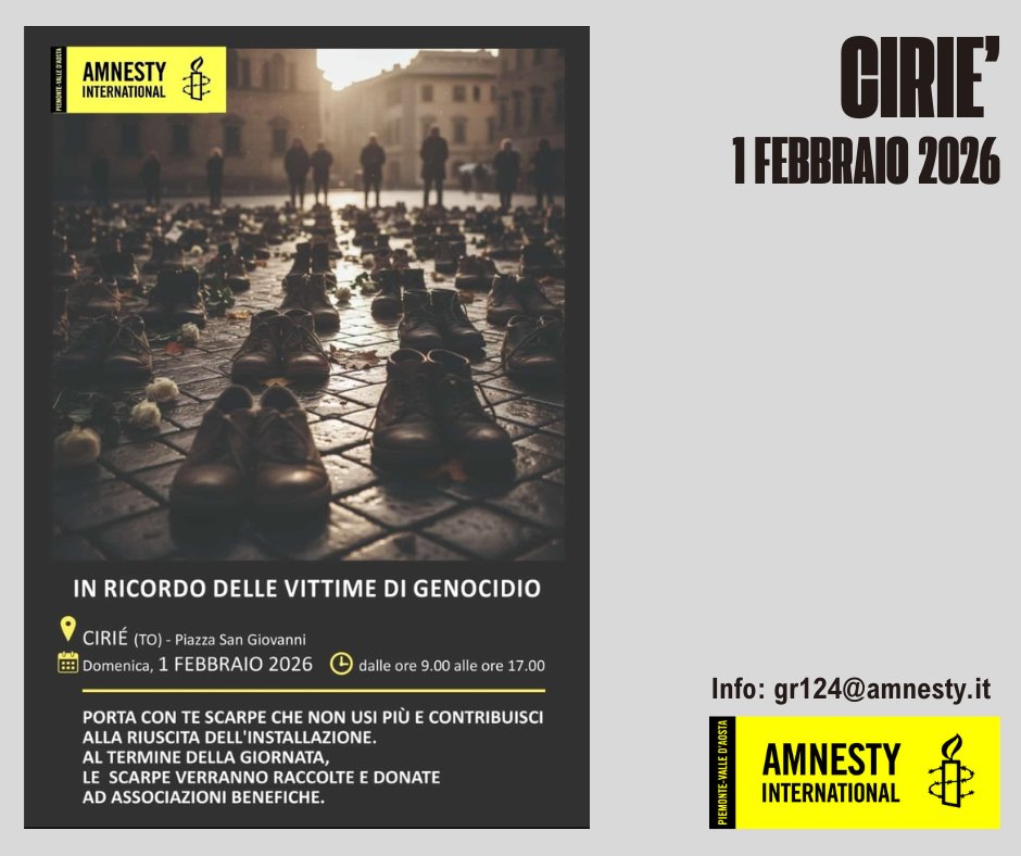 Amnesty International - Ciriè tweet media