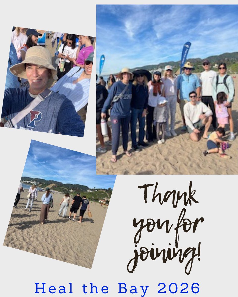 PennServesLA's tweet photo. Thank you everyone for coming out and joining us at the Heal the Bay event! https://t.co/EzXE0pPl01