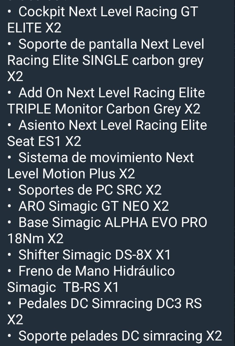 El pasado lunes 19/1 a nuestro compañero de batallas y amigo #simtechpro mediante un fraude en un pedido de la web le han sustraído gran cantidad de material de simracing.La pista del material acaba en Bilbao. Agradecemos máxima difusión.