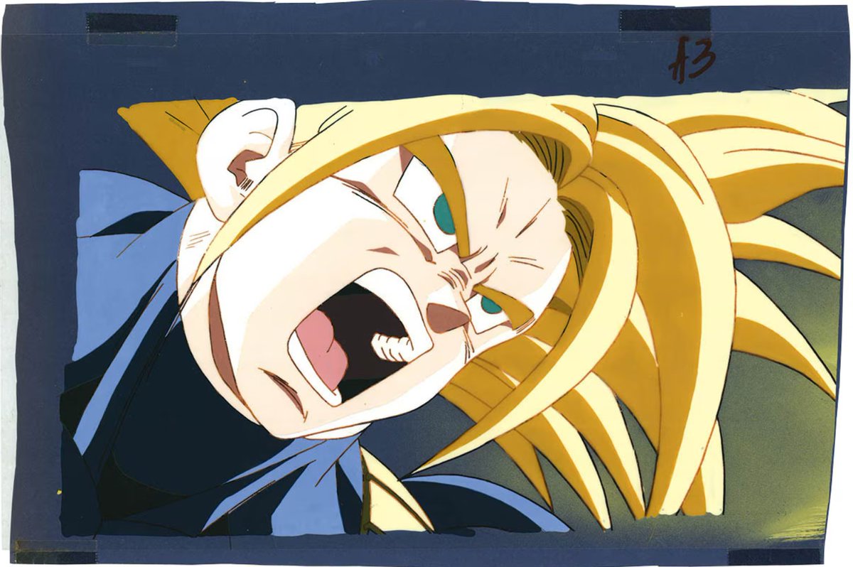 AnimeCartoonCel's tweet photo. Trunks #ProductionCel SSJ #Douga Doga
Sold for $1,495 in January 2026
More #AnimeCel & #Cels / #Cel here: @Mokuji78
Dragon Ball Z #Anime Animation #DragonBallZ DBZ #ドラゴンボール セル画 https://t.co/dpqJlFTiFh