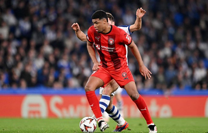 Pedro Bravo made SIX tackles, won SEVEN duels and made THREE recoveries off the bench for Midtjylland today in the Europa League. 🇨🇴💪