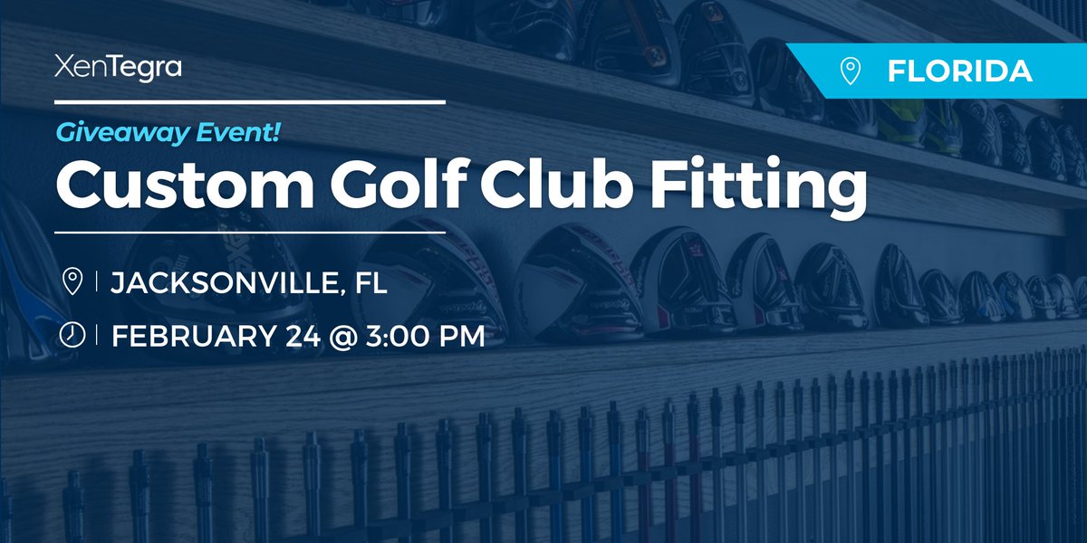 Custom-fit clubs. Real conversations. Tailored IT insights.
 Join XenTegra for an exclusive golf club fitting experience in Jacksonville.

 🎟️ Request to join: events.xentegra.com/260224-custom-…

 #XenTegraFL
