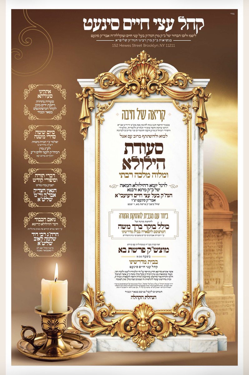 HQSatmar's tweet photo. This Shabbos, the Satmar Grand Rebbe Aron will lead a special Tish at the @Chabad House of Rabbi Arik Denebeim's @JewishPS in #PalmSprings, CA, commemorating the 100th #Yahrtzeit of his grandfather, Rabbi Chaim Zvi Teitelbaum OBM, the Sigeter Rav and author of “Atzei Chaim” (1880-1926), buried in #Sighet #Romania Meanwhile, Satmar Chief Rabbi Menachem Mendel will officiate another 100th #Yahrtzeit observance at Congregation Atzei Chaim Siget, 152 Hewes Street, #Williamsburg #Brooklyn Join us in honoring the Satmar-Siget legacy!