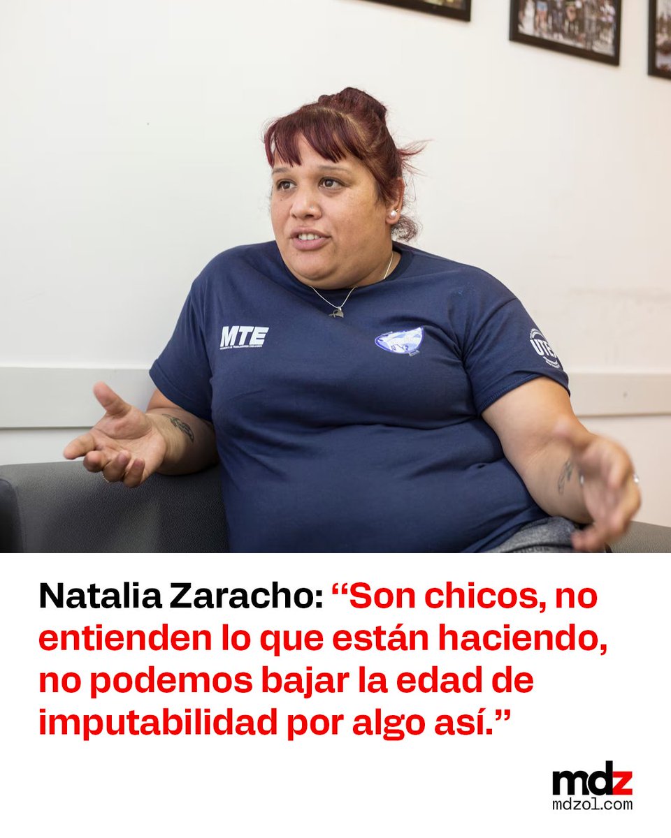 Infobaecorn's tweet image. REPUGNANTE:
En medio del escandalo por el caso de Jeremías Monzón, el joven torturado y asesinado por tres menores de edad, la Diputada Natalia Zaracho se manifestó en contra de bajar la edad de imputabilidad: "Son chicos, no entienden lo que están haciendo"