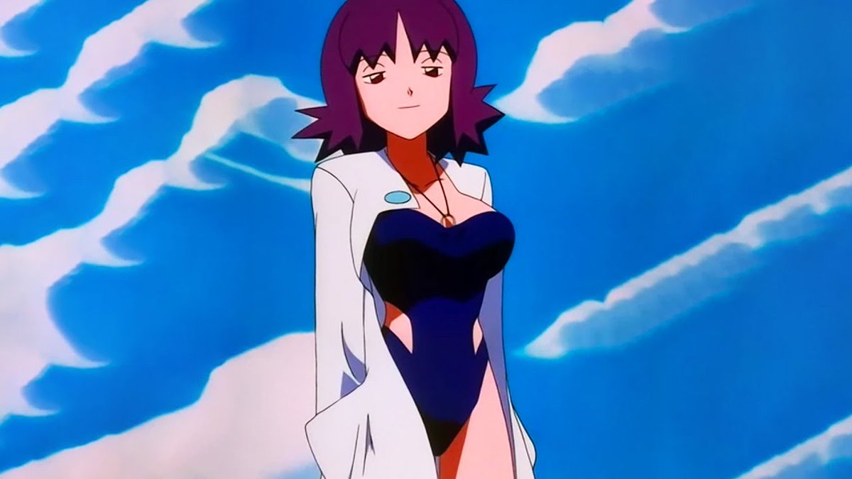 Professor Ivy from the Pokémon anime season 2 the orange islands did NOT need to serve this much cunt