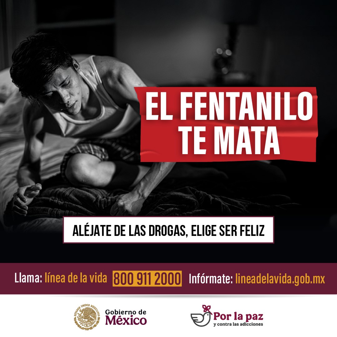 CEAADIC_Chih's tweet image. Una sola dosis de fentanilo puede ser mortal
El fentanilo no es una droga “más”. Es una sustancia extremadamente potente que desde la primera dosis puede provocar una sobredosis y causar la muerte.
No hay segundas oportunidades cuando se trata de fentanilo.